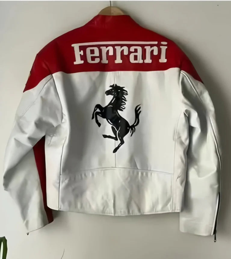 F1 Leather Jacket for Men – Premium Leather Racer Jacket for Performance & Style