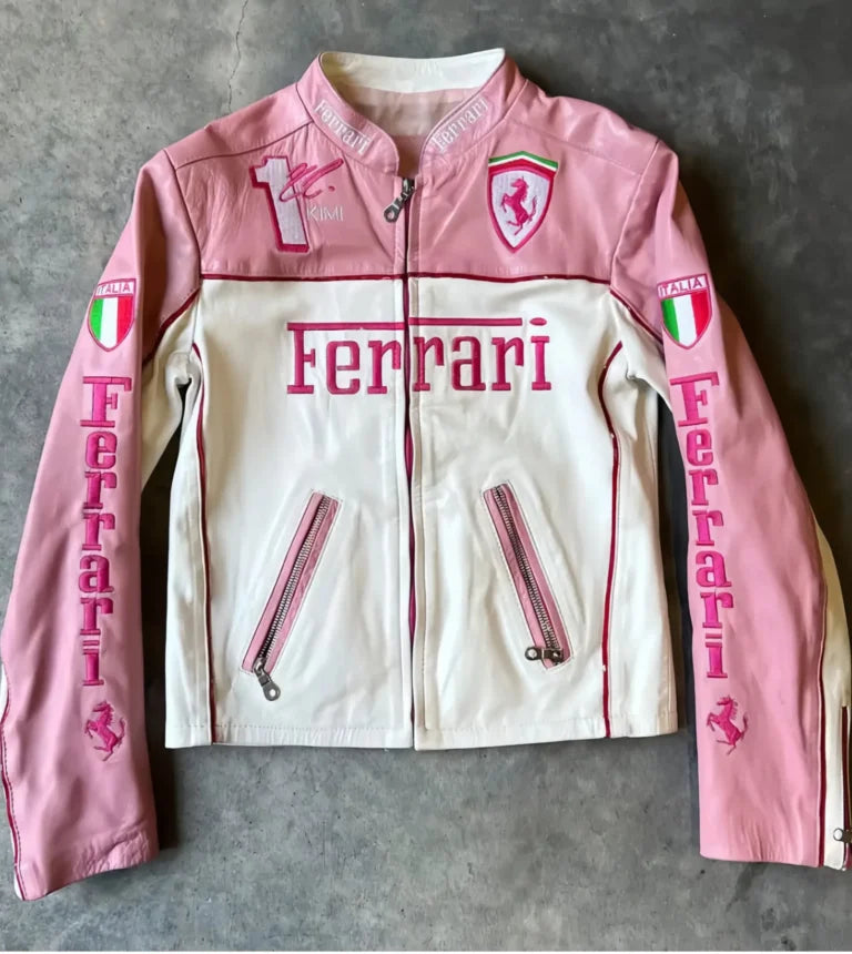 F1 Leather Racer Jacket for Women – Premium Leather Racer Jacket for Style, Comfort & Protection