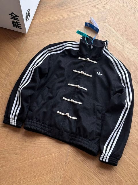 Blevian CNY-Inspired Premium Black Suede Streetwear Jacket